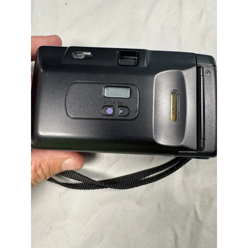 Canon Snappy 35 Date 35mm Film Camera Bundle Case Manual Film Canisters